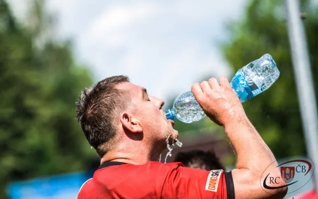 Českobudějovičtí ragbisté porazili v poslením jarním utkání Karlovy Vary 50:19.
