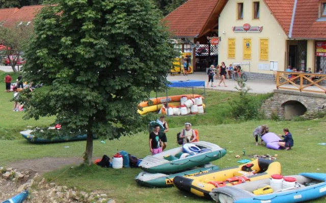 Zlatá Koruna je rájem pro vodáky.