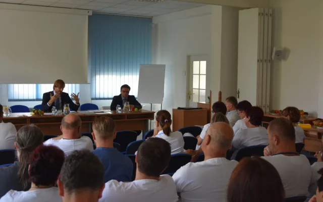 Ministr zdravotnictví Adam Vojtěch navštívil táborskou nemocnici.