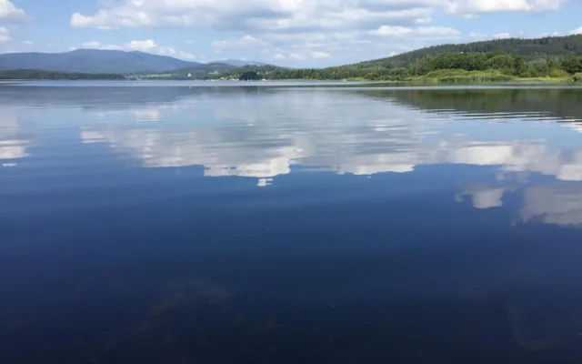 Vodní nádrž Lipno.