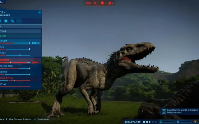 Vaše obří ještěrky v Jurassic World Evolution