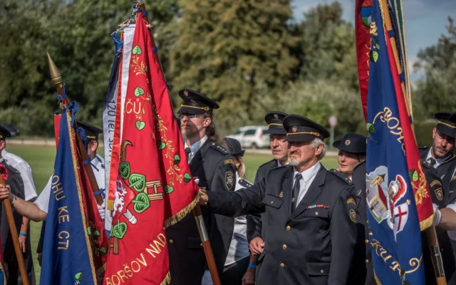 V areálu fotbalového hřiště v Plané u Českých Budějovic oslavili 80. výročí založení tamní sportovní klub a 95. výročí vzniku sbor dobrovolných hasičů