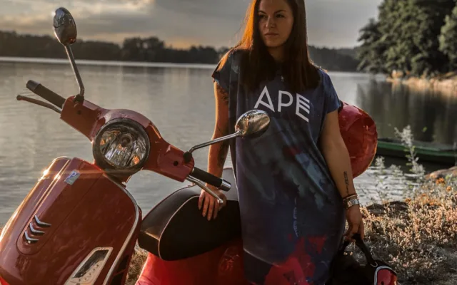 Stylová Vespa.