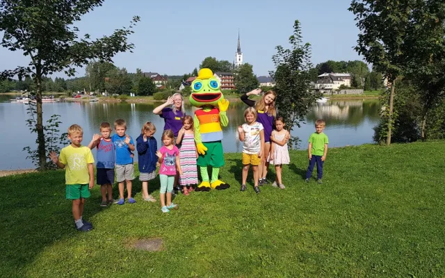 Maskot Campingu Frymburk.