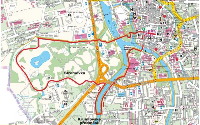 Mapa běhu pro rok 2018