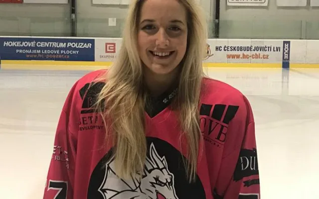 Nejužitečnější hráčka turnaje Martina Šimková z HC Dračice ČB.