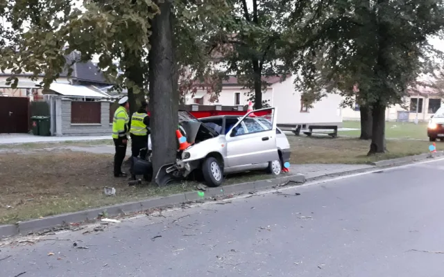 Dopravní nehoda ve Vodňanech, při které zemřel spolujezdec a řidič utrpěl středně těžké zranění.