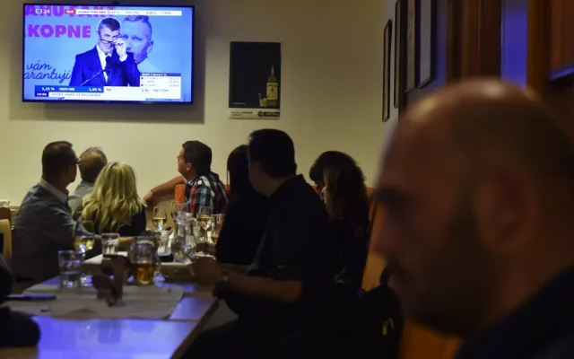 Volební štáb ANO.
