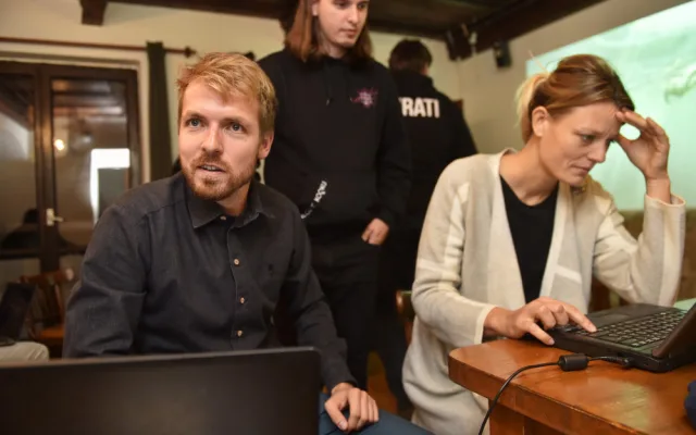 Lukáš Mareš a Adéla Kučerová.