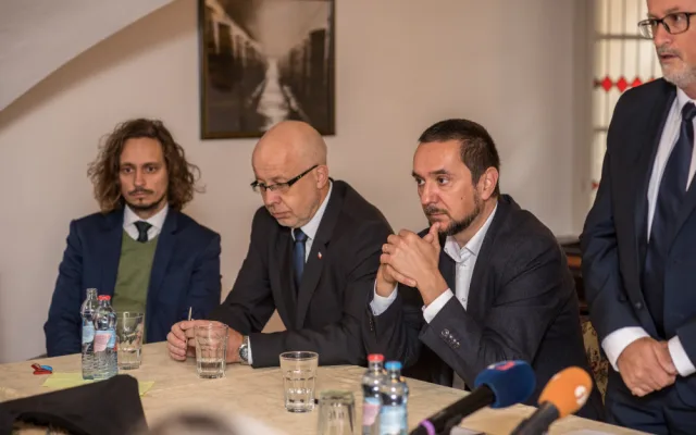 Jan Mádl, Ivo Moravec a Juraj Thoma.