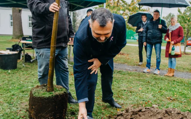 Pod zasazeným stromem nechali v Plané vzkaz pro budoucí generace