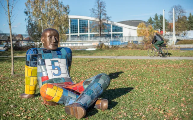 U Sportovky nově odpočívají pestrobarevní sportovci