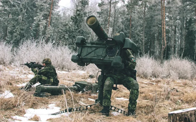 Strakoničtí vojáci budou na cvičení v Norsku chránit vzdušný prostor protiletadlovými raketovými komplety RBS-70. Autor: Jana Samcová