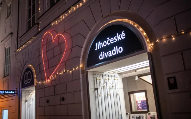 Srdce Václava Havla na Jihočeském divadle