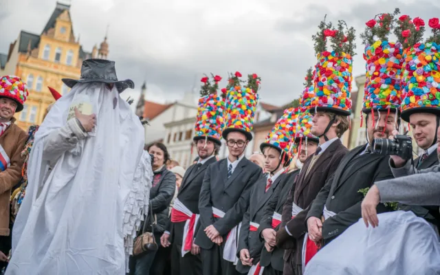 Budějckým náměstím prošel masopustní průvod