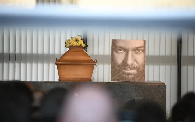 Poslední rozloučení s Jiřím Pomeje.