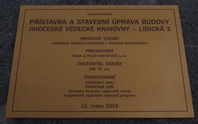Začala rekonstrukce knihovny. Nová budova vyjde na 166 milionů korun