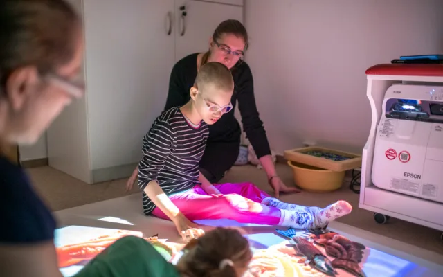 Centrum Bazalka má dvě multismyslové místnosti pro děti s těžkým kombinovaným postižením a děti s poruchou autistického spektra