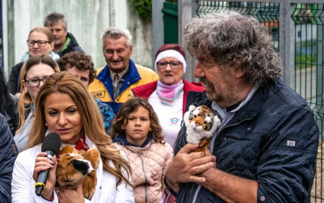 Kmotry se stali Zdeněk Troška a Yvetta Blanarovičová.