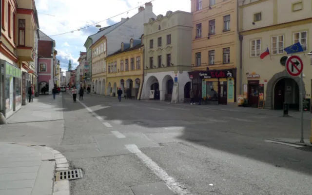 Krajinská ulice původně.