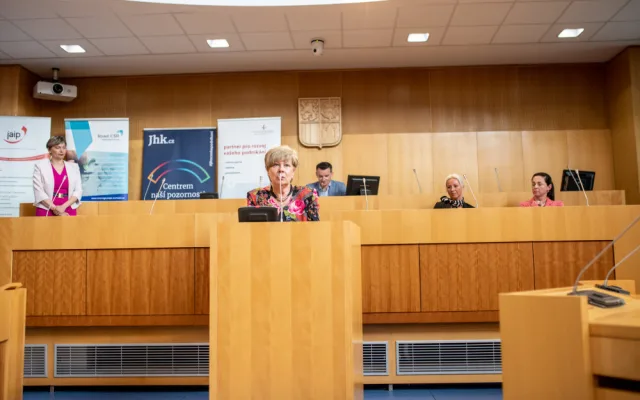 Hejtmanka Ivana Stráská