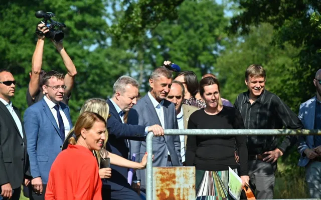 Andrej Babiš na návštěvě Jihočeského kraje.