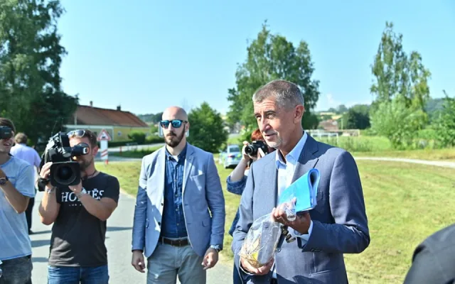 Andrej Babiš na návštěvě Jihočeského kraje.