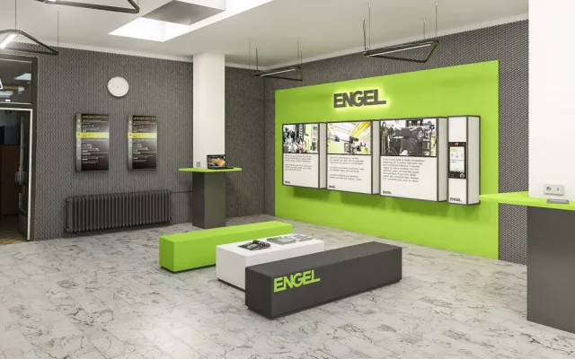 Showroom ENGEL v aule SOŠ Velešín.