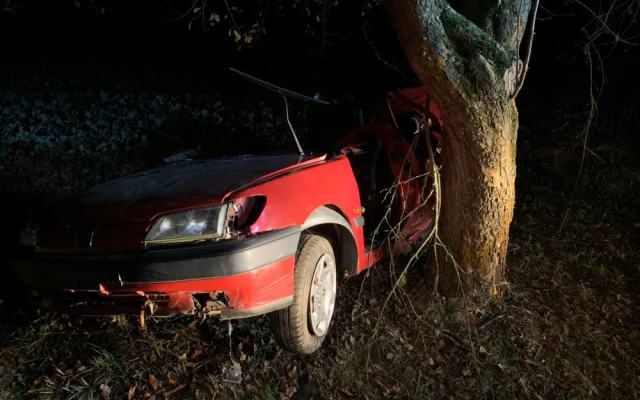 K tragické dopravní nehodě došlo dnes večer u obce Olešná na Písecku. Osmačtyřicetiletý řidič dostal na mírně namrzlé silnici pravděpodobně smyk a narazil do stromu. Svým zraněním bohužel na místě podlehl.