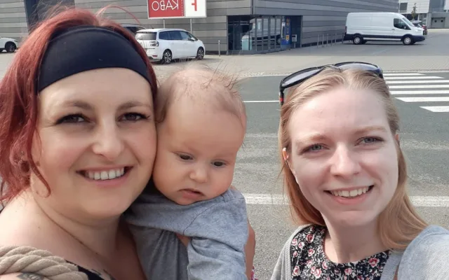 Footmark team na obuvnickém veletrhnu KABO - Dagmar a Agáta Krupicovi a Denisa Vítů