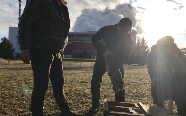 Myslivci zajice vypust í do volné přírody