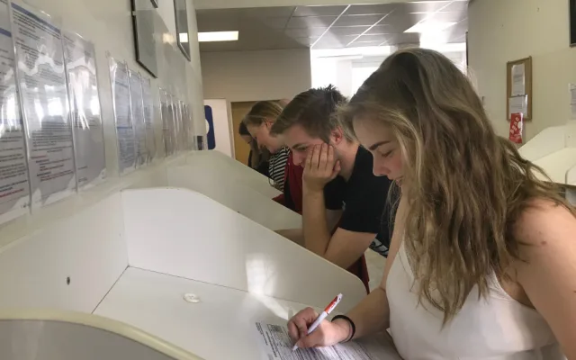 Sedmý ročník studentského krvebraní.