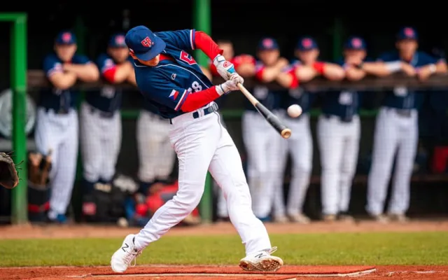 Baseballovou exhibici vyhrál tým extraligových hvězd