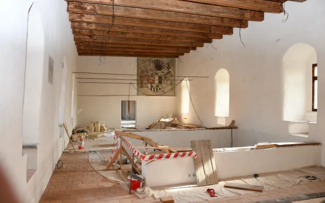 Rekonstrukce strakonického hradu finišuje. Hotovo má být v prosinci