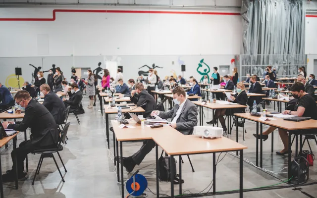Ustavující zastupitelstvo se konalo na výstavišti v pavilonu T1.