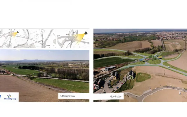 Boršov nad Vltavou a nové dopravní stavby