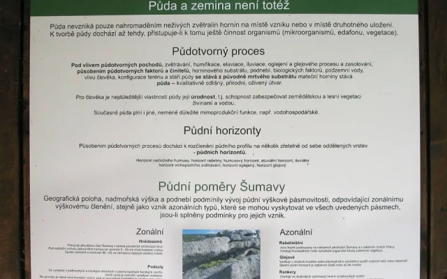 Infopanel se samolepkou cizího subjektu.