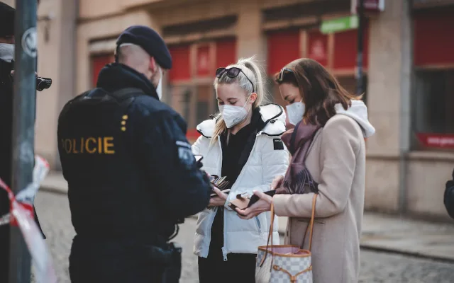 Na demonstraci v Budějcích přišlo zhruba šest desítek lidí