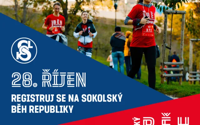 Oslavujte během. Sokolský běh republiky spouští registrace do desítek závodů. Vyberte si ten svůj