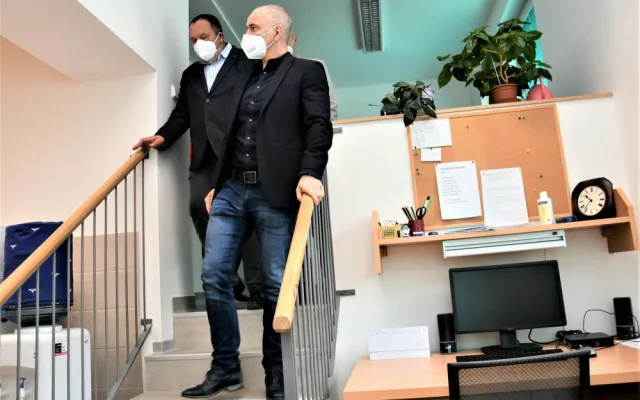 Záchranka má v Krumlově nově zrekonstruované prostory. Přestavba trvala zhruba rok a půl