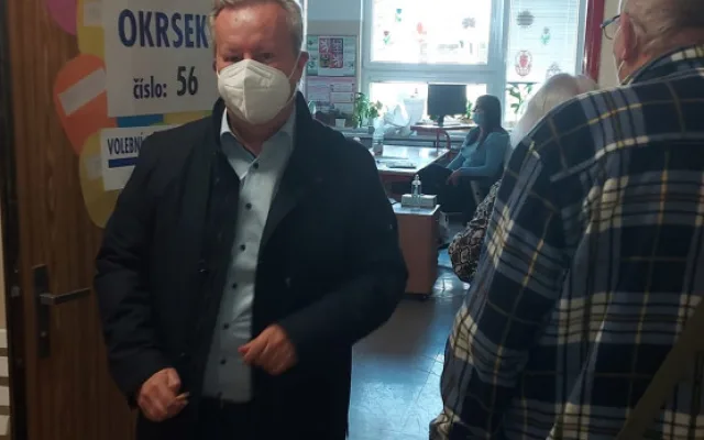 Volit už byla také jihočeský lídr hnutí ANO Richard Brabec. Zdroj: Facebook Romana Kubíčka.