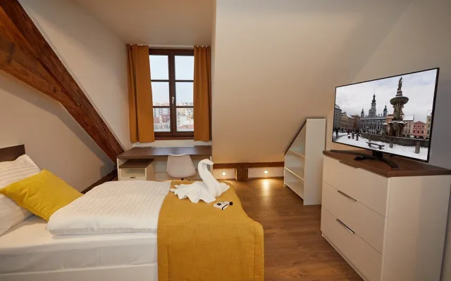 Luxus i pohodlí. Apartmány v Residence Mariánská nabízí ubytování v centru Českých Budějovic