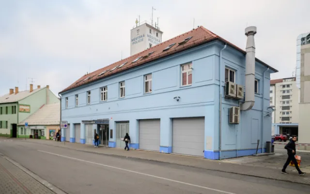 Stávající sídlo strážníků v Českých Budějovicích.