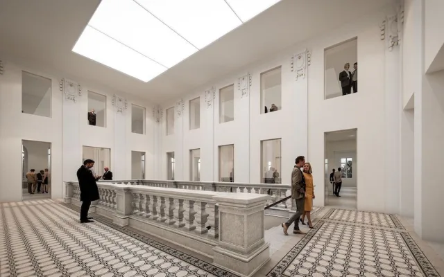 Vítězný návrh předložili architekti z ateliéru Chaix &amp; Morel et Associés, rakouského studia Christian Anton Pichler a rakouský architekt Jan Proksa.