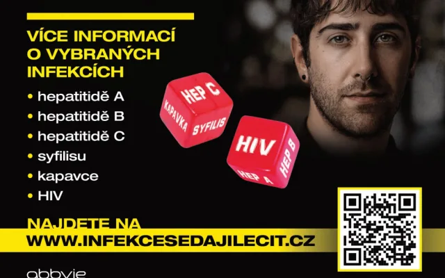 Odhalte infekci včas. Přijďte se zdarma otestovat na HIV, žloutenku a syfilis