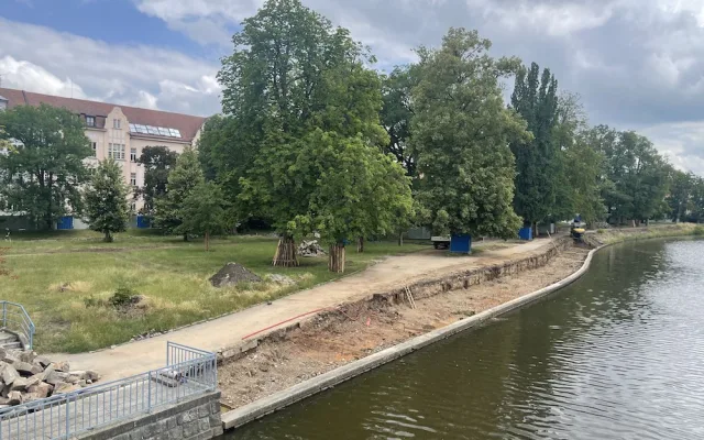 Park Dukelská se začíná měnit. Kompletně hotový bude až příští rok