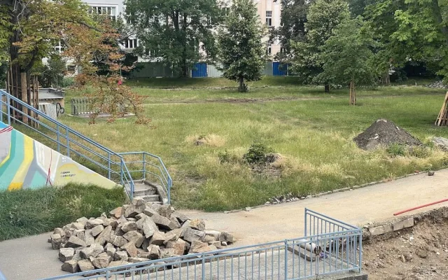 Park Dukelská se začíná měnit. Kompletně hotový bude až příští rok