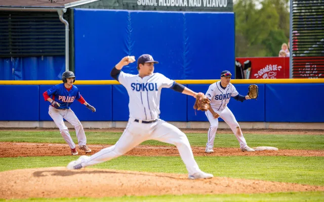 Na Hluboké pokračuje nadstavba o baseballovou Extraligu. Sokol hostí v pátek Kotlářku Praha