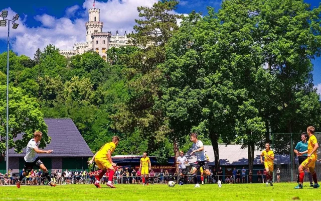Dynamo v Hluboké nad Vltavou porazilo Duklu Praha 3:1. Foto: Petr Tibitanzl