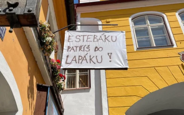 Andrej Babiš v Třeboni.